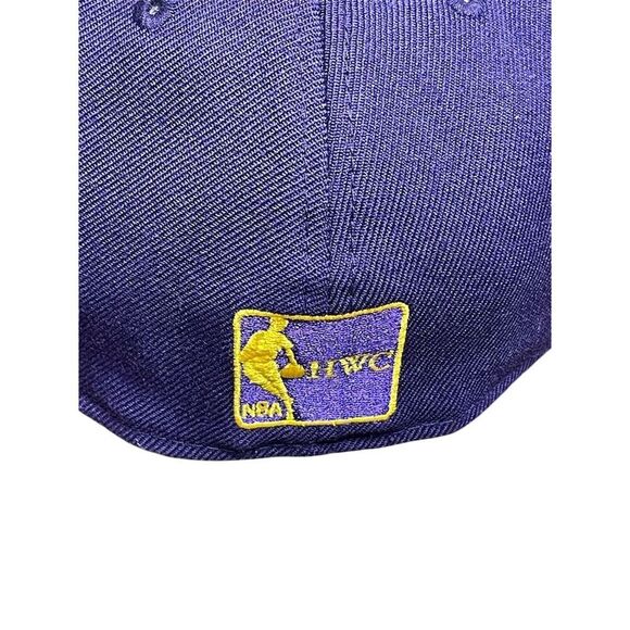 New Era Los Angeles Lakers 59Fifty Fitted Hat Purple Size 7 3/4 - Picture 5 of 6